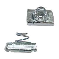 SNS14 1/4"-20 Spring Nut (for Channel), Short Series 8050, Zinc